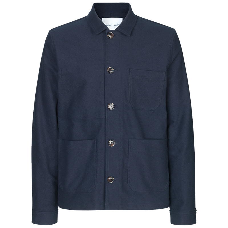 Samsoe Samsoe Worker Jacket - Sky Captain | Garmentory