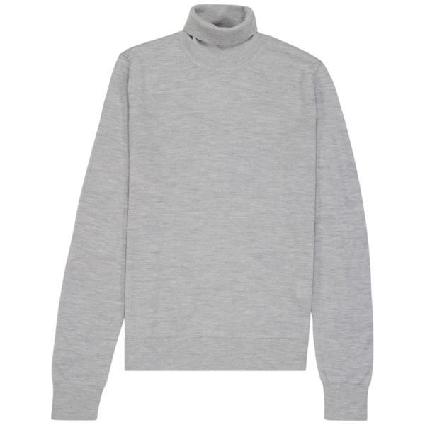 Samsoe Samsoe Flemming Turtle Neck - Grey Melange Samsoe Samsoe Flemming Turtle Neck - Grey Melange
