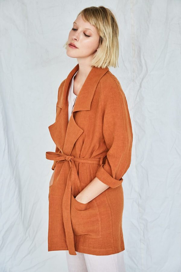Eve Gravel Pop Up Cypres Trench Coat Eve Gravel Pop Up Cypres Trench Coat