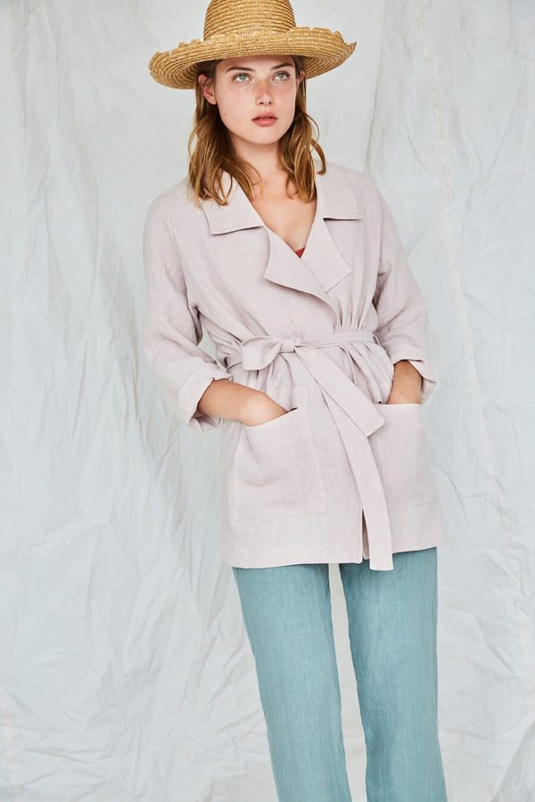 Eve Gravel Pop Up Cypres Trench Coat Eve Gravel Pop Up Cypres Trench Coat