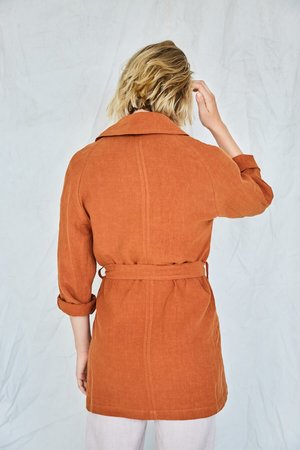 Eve Gravel Pop Up Cypres Trench Coat Eve Gravel Pop Up Cypres Trench Coat