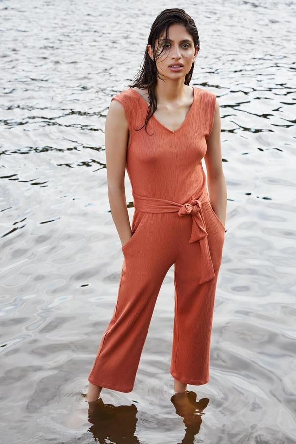 Eve Gravel Pop Up sur Les Quais Jumpsuit - papaya Eve Gravel Pop Up sur Les Quais Jumpsuit - papaya
