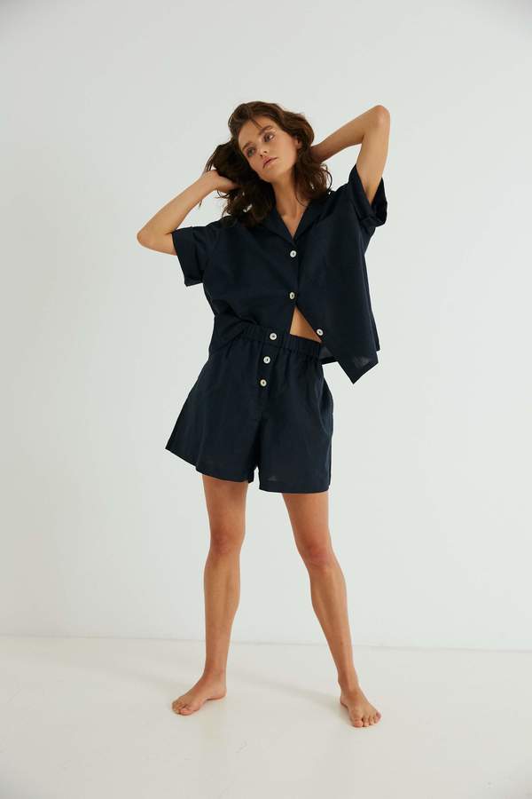 General Sleep Camilla Set - Navy General Sleep Camilla Set - Navy