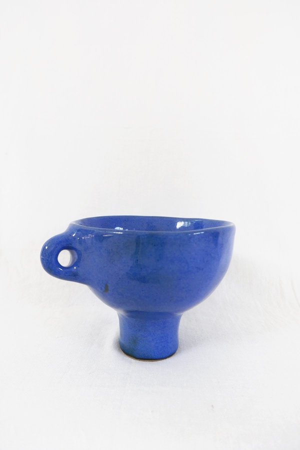 Jade Paton Large Bowl in Blue Glaze Jade Paton Large Bowl in Blue Glaze