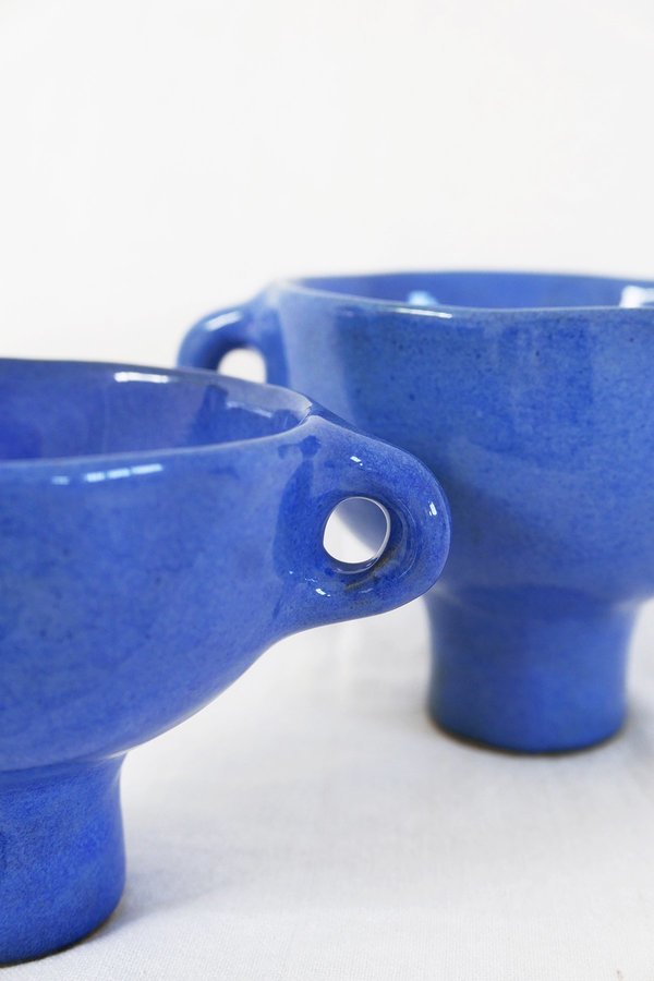 Jade Paton Large Bowl in Blue Glaze Jade Paton Large Bowl in Blue Glaze