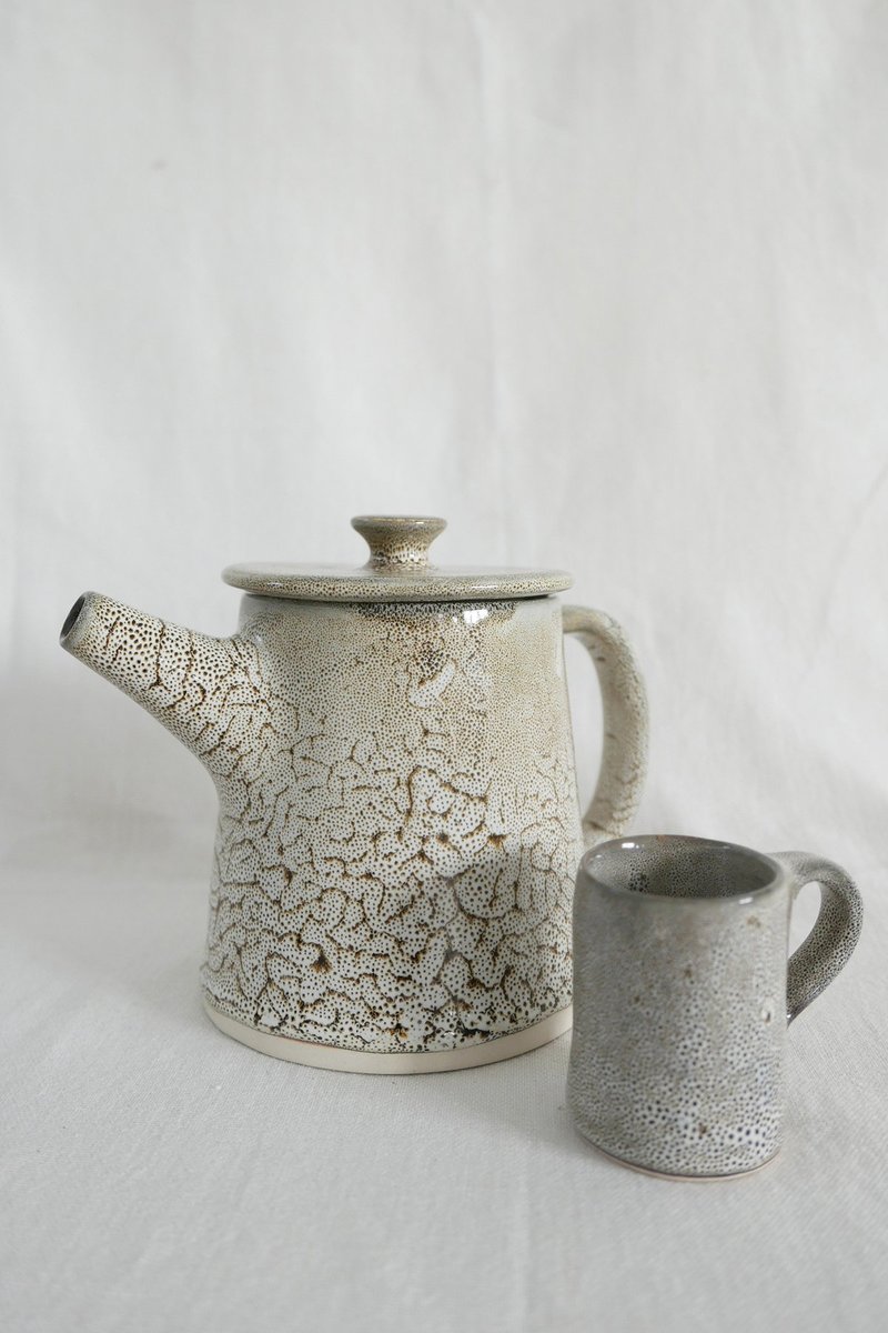 Mervyn Gers Teapot - Ostrich Egg Glaze