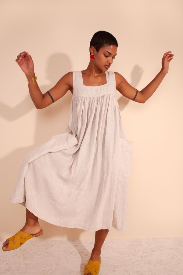 L.F.Markey Cameron Dress - Oatmeal L.F.Markey Cameron Dress - Oatmeal