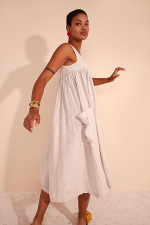 L.F.Markey Cameron Dress - Oatmeal L.F.Markey Cameron Dress - Oatmeal