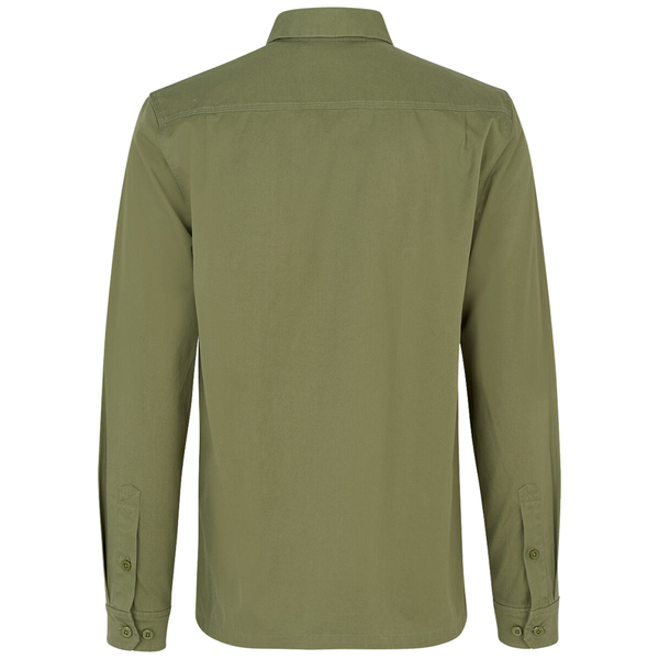 Samsoe Samsoe Kato Zip Shirt - Capulet Olive Samsoe Samsoe Kato Zip Shirt - Capulet Olive