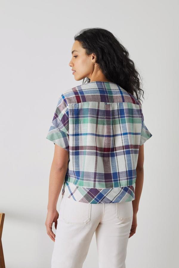 Leon and Harper Carl Madras Blouse Leon and Harper Carl Madras Blouse