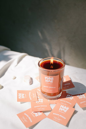 Mar Mar Moon Beach 8 Oz Candle Mar Mar Moon Beach 8 Oz Candle