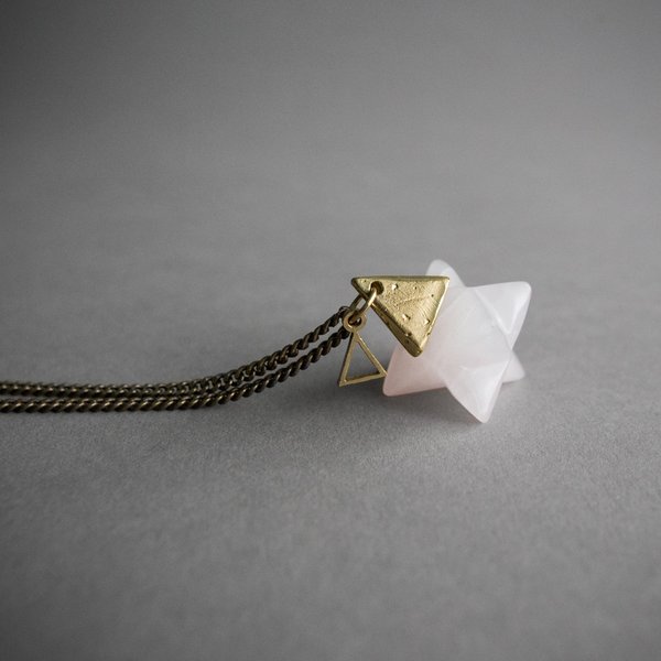 Ascension Stone Necklace - Rose Quartz Ascension Stone Necklace - Rose Quartz