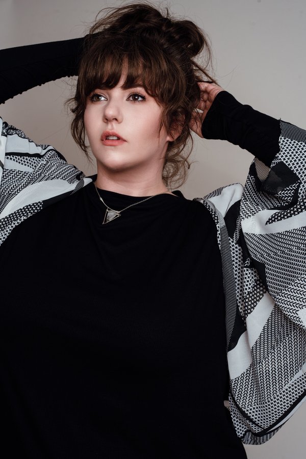 Black and White Geo Stevie Shrug Black and White Geo Stevie Shrug