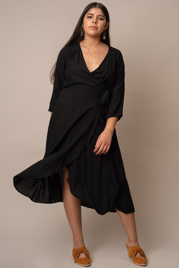 Black Wrap Dress Black Wrap Dress
