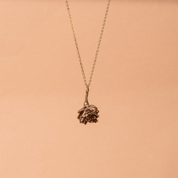 Bronze Rosularia Succulent Necklace Bronze Rosularia Succulent Necklace