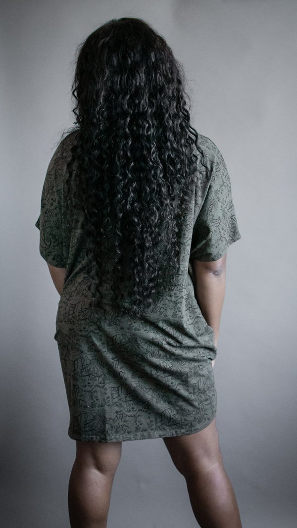 Circle Knit Dress - Green Mojave Circle Knit Dress - Green Mojave