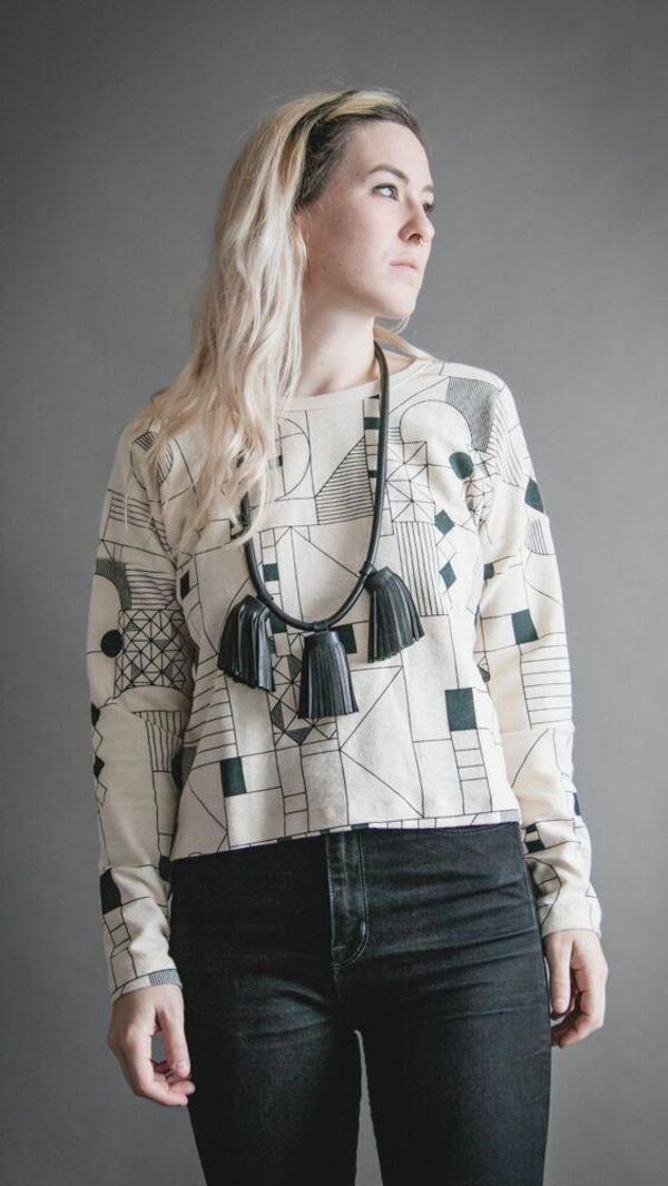 Composition #2 Sweatshirt- Cream Composition #2 Sweatshirt- Cream