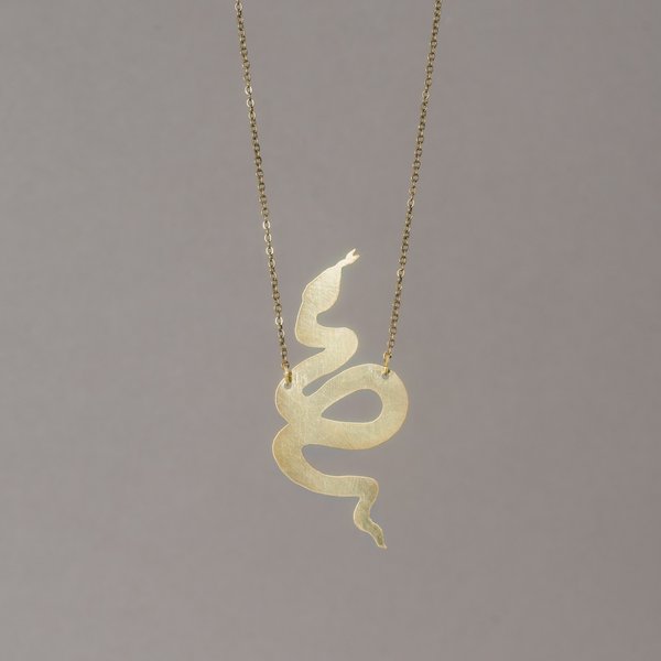 Curled Snake Necklace Curled Snake Necklace