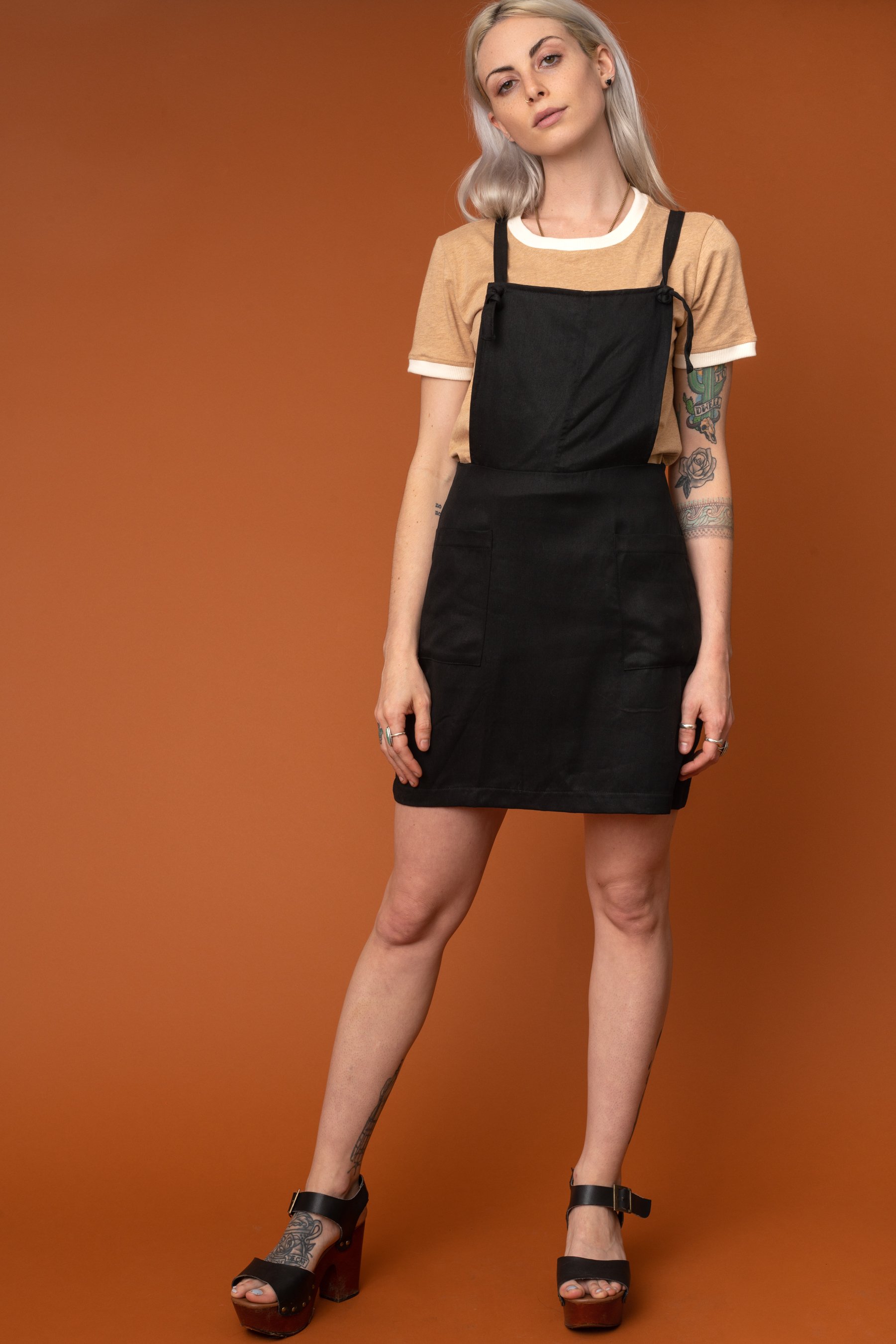 Delia Pinafore Dress | Garmentory