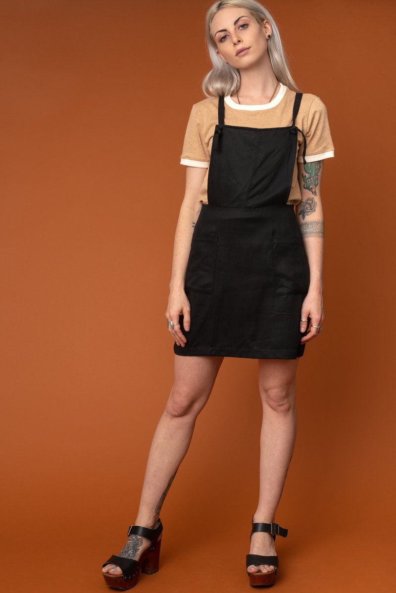 Delia Pinafore Dress | Garmentory