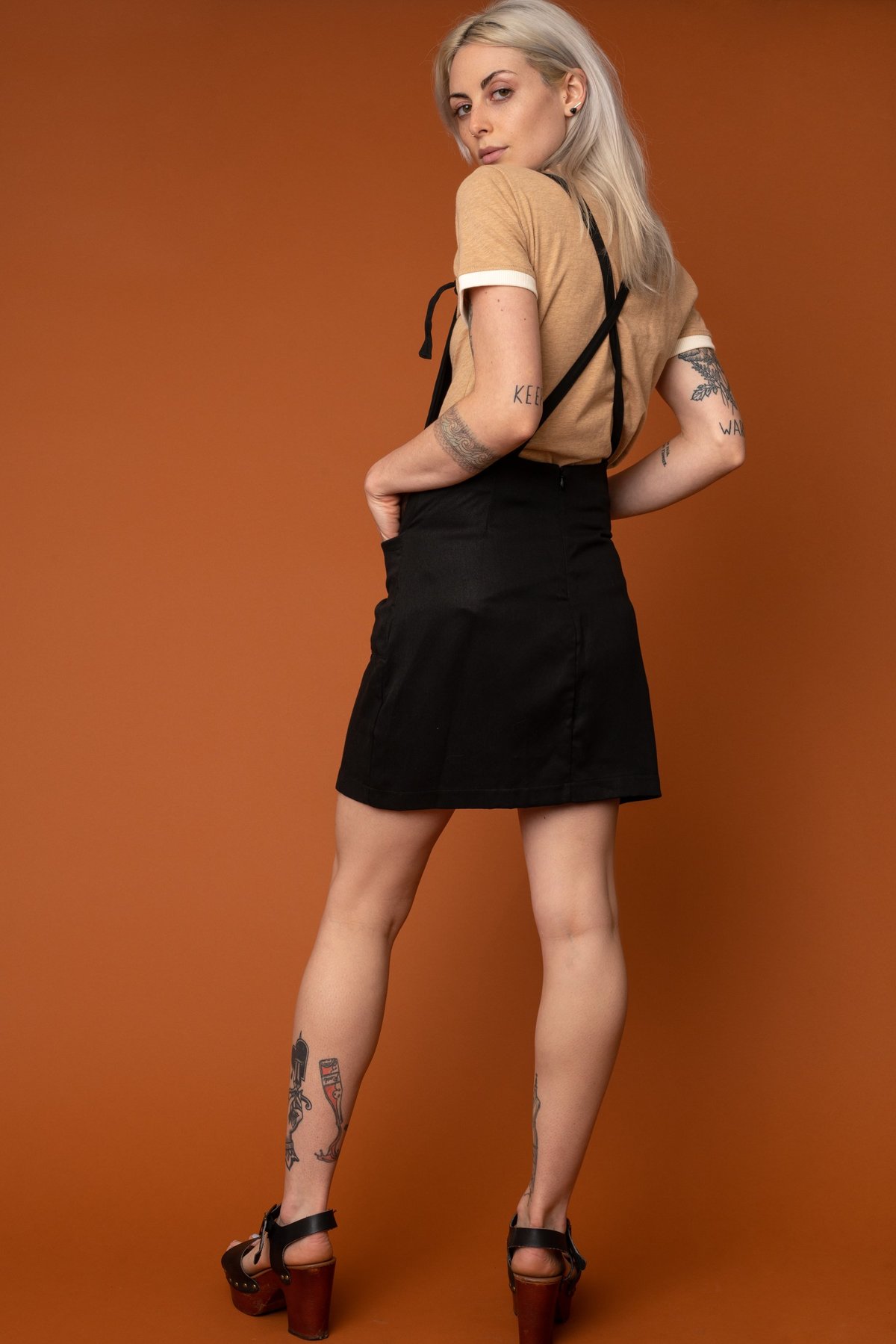 Delia Pinafore Dress | Garmentory