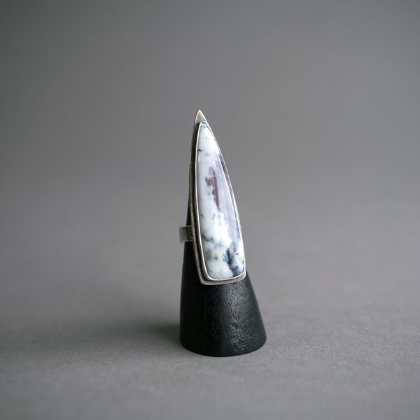 Dendritic Agate Dart Ring Dendritic Agate Dart Ring