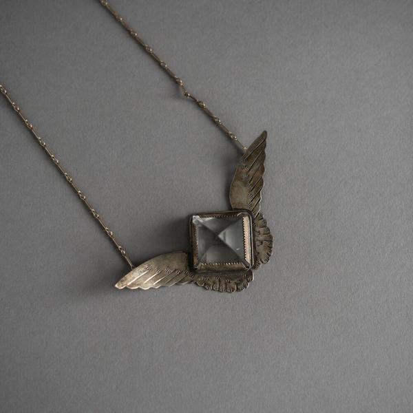 Harpy Necklace - Clear Quartz Harpy Necklace - Clear Quartz