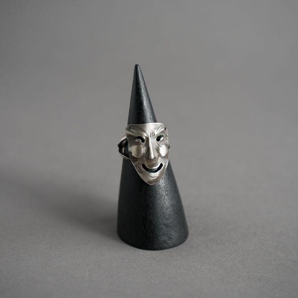 Janus Mask Ring - Smiling Janus Mask Ring - Smiling