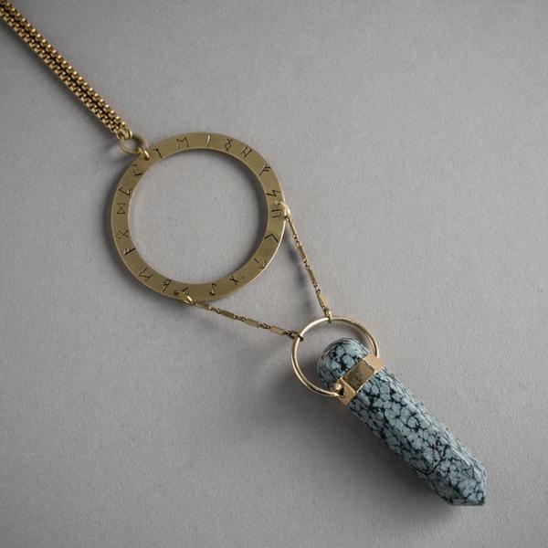 Jasper Drop Point Necklace Jasper Drop Point Necklace
