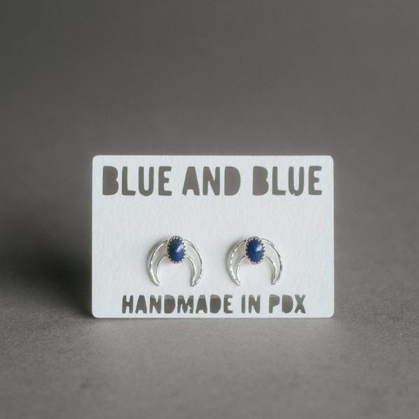 Lapiz Lazuli Naja Stud Earrings Lapiz Lazuli Naja Stud Earrings