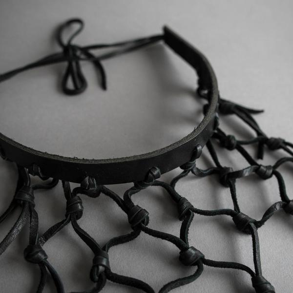 Leather Woven Choker Leather Woven Choker