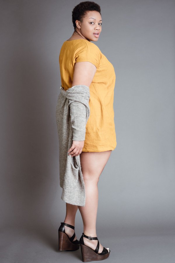 Marigold Deep V Dress Marigold Deep V Dress