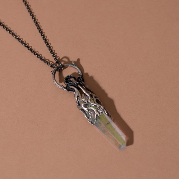 Mushroom Crystal Necklace Mushroom Crystal Necklace