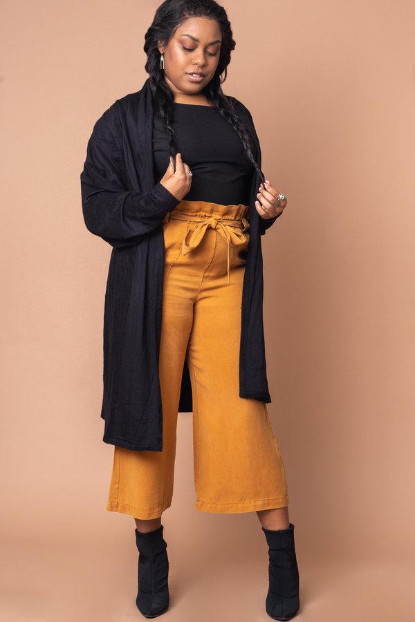 Ochre Tencel Paper Bag Pants Ochre Tencel Paper Bag Pants