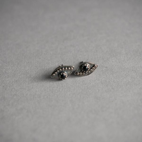 Onyx Eye Post Earrings Onyx Eye Post Earrings