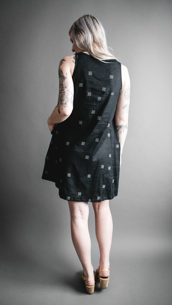 Overview Deep V A-Line Dress Overview Deep V A-Line Dress