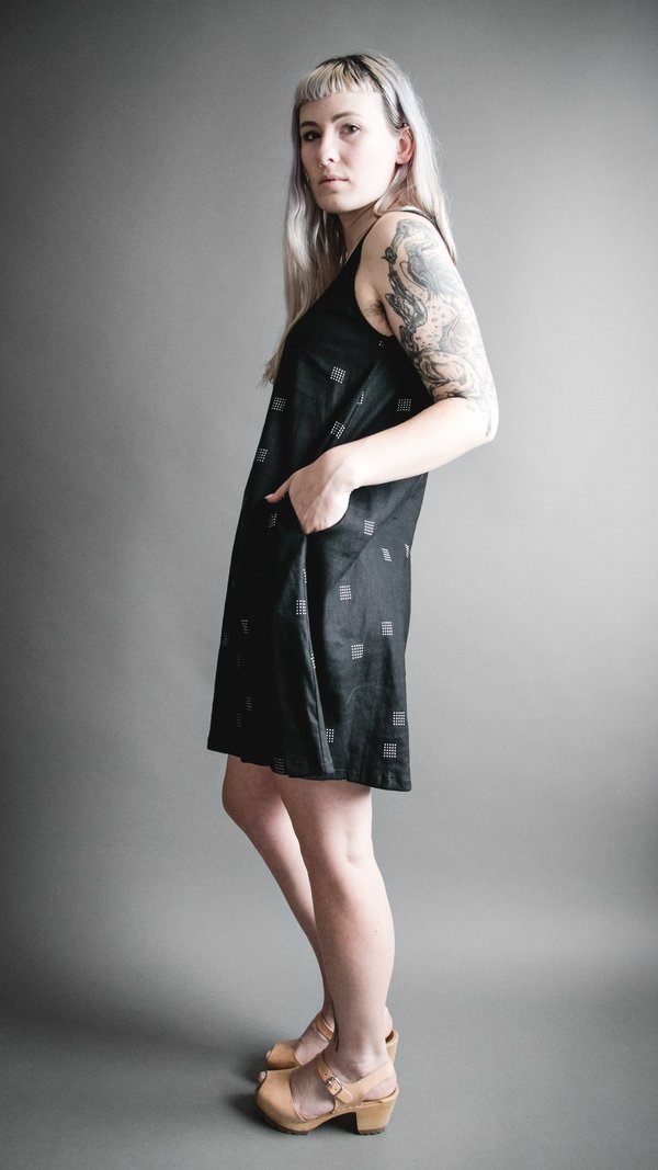 Overview Deep V A-Line Dress Overview Deep V A-Line Dress