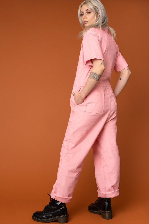 Pink Corduroy Coveralls Pink Corduroy Coveralls