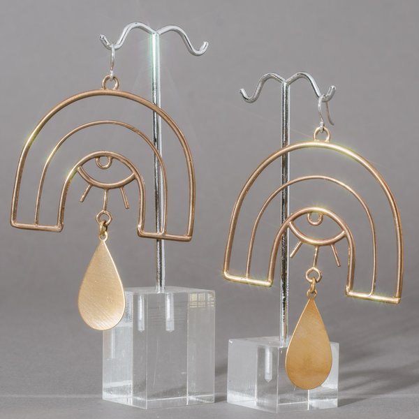 Refract Brass Earrings Refract Brass Earrings