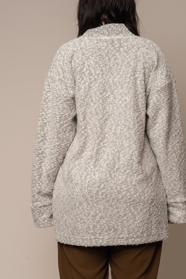 Silver Pebble Knit Cardigan Silver Pebble Knit Cardigan