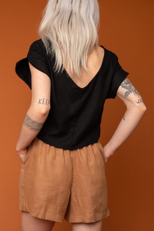 Tan Valentina Shorts Tan Valentina Shorts