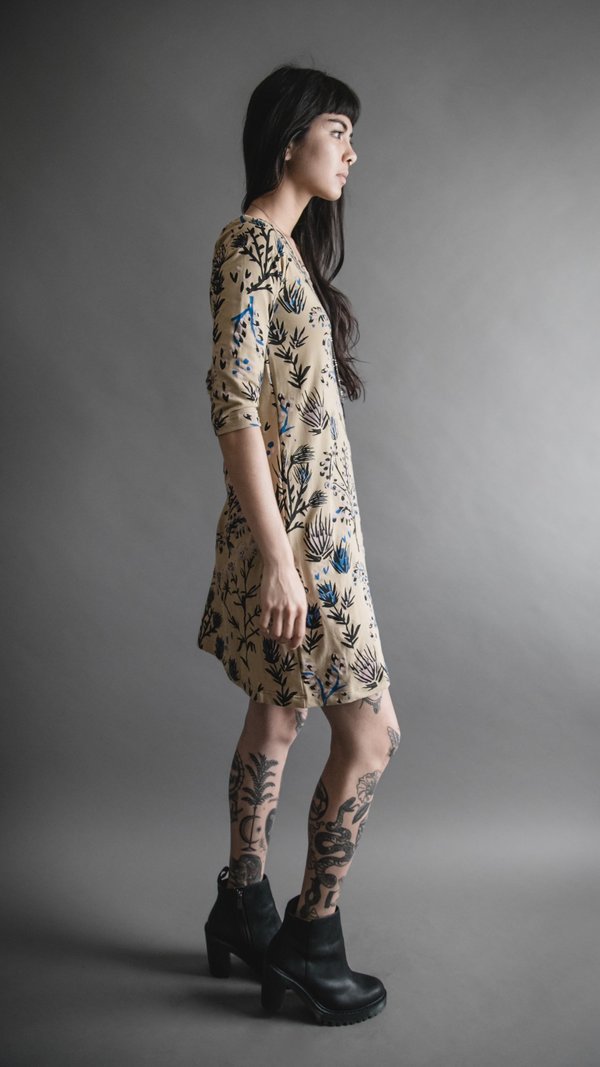 Taupe Thistle Shift Dress Taupe Thistle Shift Dress