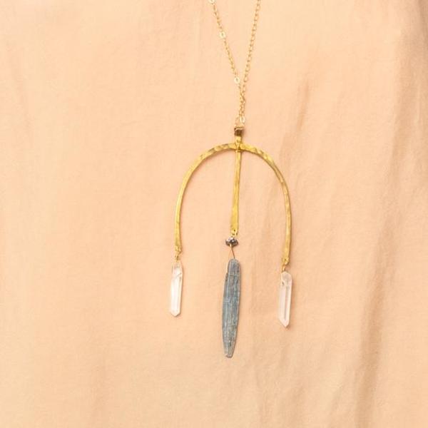 Tri Crystal Necklace Tri Crystal Necklace