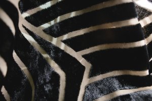 Velvet Burnout Flounce Dress - Geometric Velvet Burnout Flounce Dress - Geometric