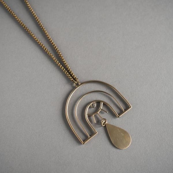 We See You Brass Necklace We See You Brass Necklace