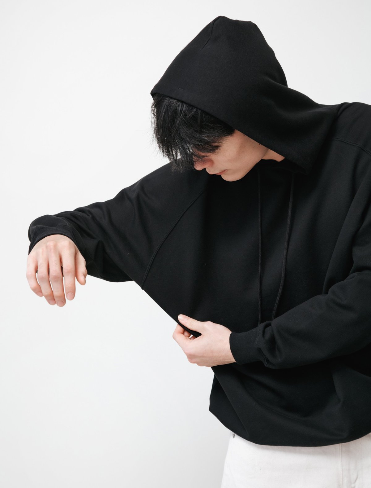 Auralee Super Soft Big P/O Parka - Black | Garmentory