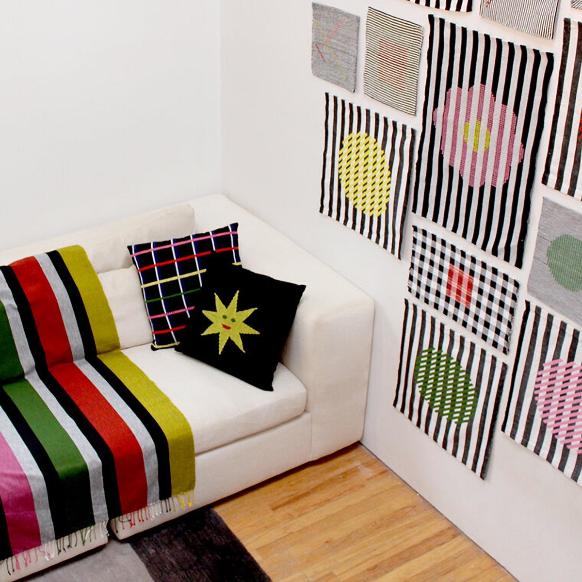 kids DITTOHOUSE Throw Blanket - Stripe - Image 1 of 5