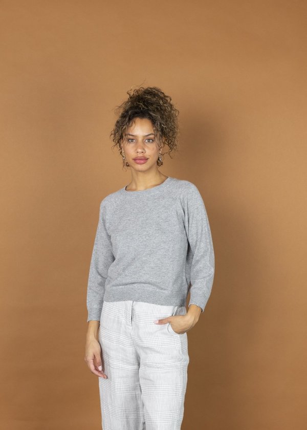 Brazeau Tricot Cashmere Sweatshirt - flower Brazeau Tricot Cashmere Sweatshirt - flower