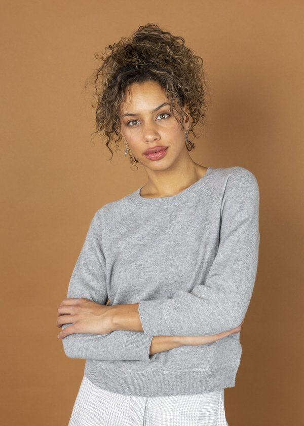 Brazeau Tricot Cashmere Sweatshirt - flower Brazeau Tricot Cashmere Sweatshirt - flower