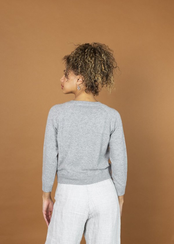 Brazeau Tricot Cashmere Sweatshirt - flower Brazeau Tricot Cashmere Sweatshirt - flower